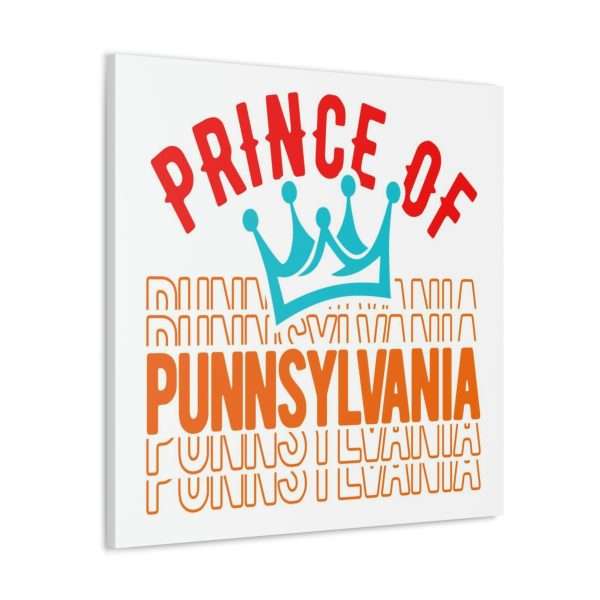 Funny Canvas Art Print Gallery Wrap - Prince of Punnsylvania - Image 3