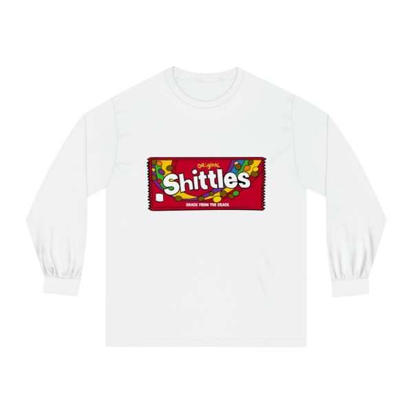 Funny Unisex Classic Long Sleeve T-Shirt - Shittles Candy – Snack from the Crack - Image 2