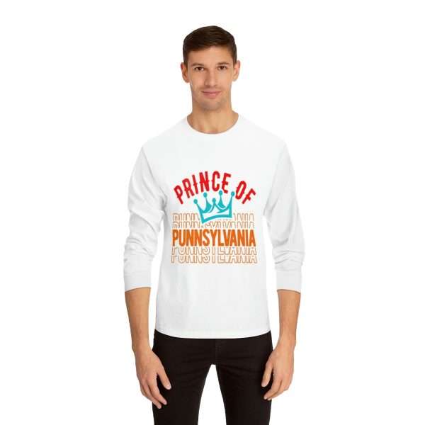 Funny Unisex Classic Long Sleeve T-Shirt - Prince of Punnsylvania - Image 4