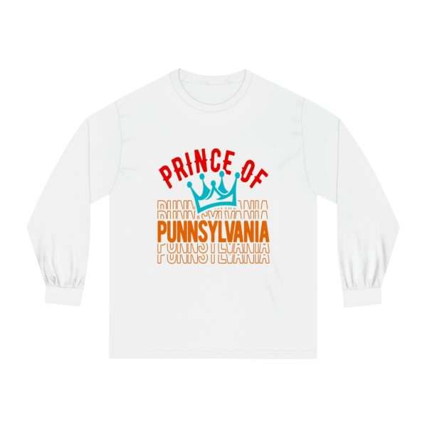 Funny Unisex Classic Long Sleeve T-Shirt - Prince of Punnsylvania - Image 2