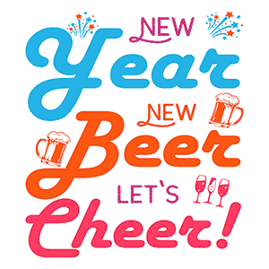 New Year, New Beer, Let's Cheer