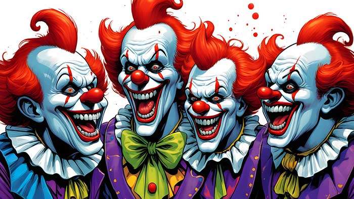 4 Evil Clowns