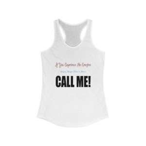 Humorous Women's Ideal Racerback Tank Top - If You Experience An Erection