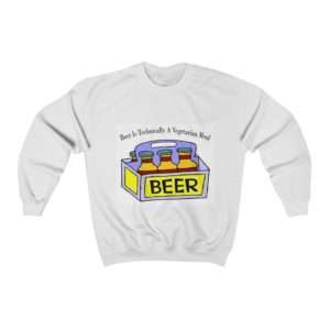 Beer Is Technically a Vegetarian Meal Unisex Heavy Blend™ Crewneck Sweatshirt