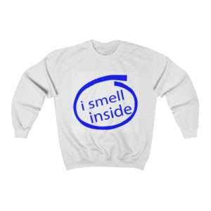 Funny Unisex Heavy Blend Crewneck Sweatshirt - I Smell Inside