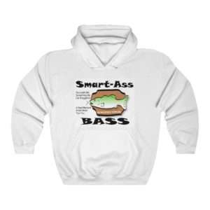 Funny Unisex Heavy Blend Hoodie Sweatshirt - Smart Ass Bass