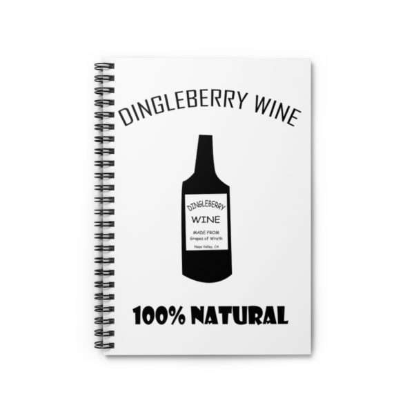 Dingleberry Wine Spiral Notebook - Ruled Line