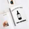 Dingleberry Wine Spiral Notebook - Ruled Line - Image 5