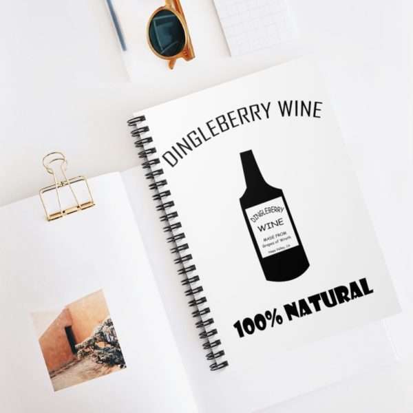 Dingleberry Wine Spiral Notebook - Ruled Line - Image 5