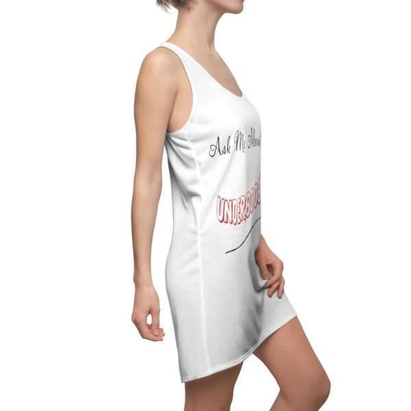 Ask Me About My Under Boob Sweat Women's Cut & Sew Racerback Dress - Image 5