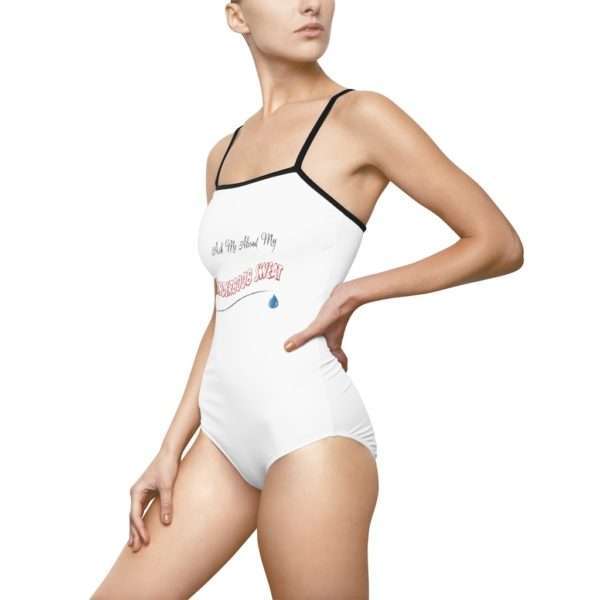 Ask Me About My Under Boob Sweat Women's One-piece Swimsuit - Image 4