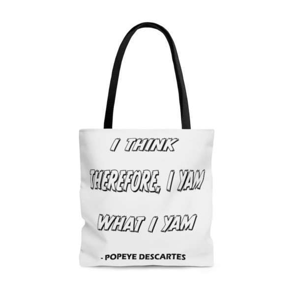 I Think, Therefore I Yam, What I Yam AOP Tote Bag