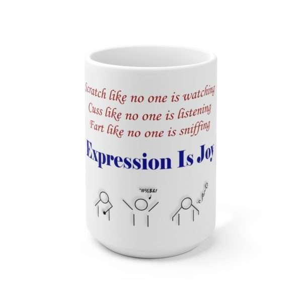 Expression Is Joy Ceramic Mug 15oz