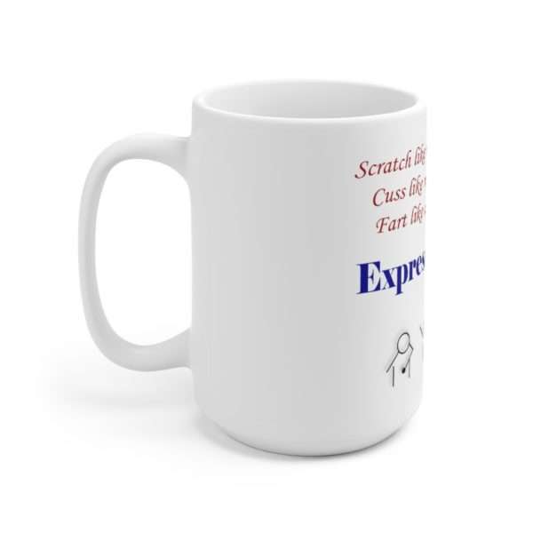 Expression Is Joy Ceramic Mug 15oz - Image 2