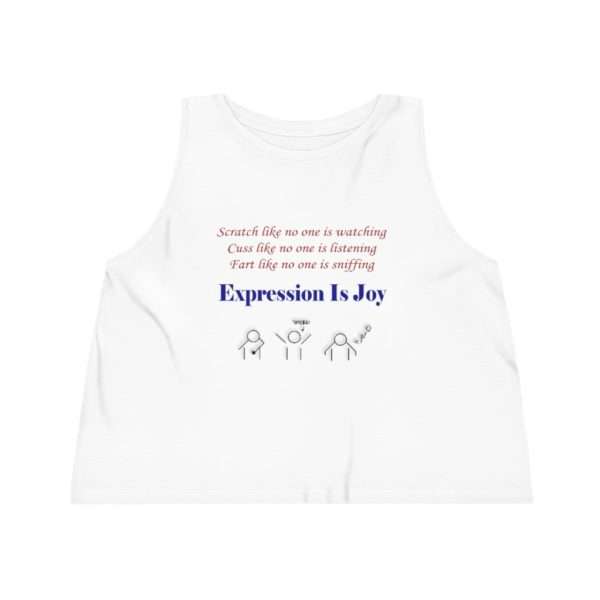 Expression Is Joy Women's Dancer Cropped Tank Top