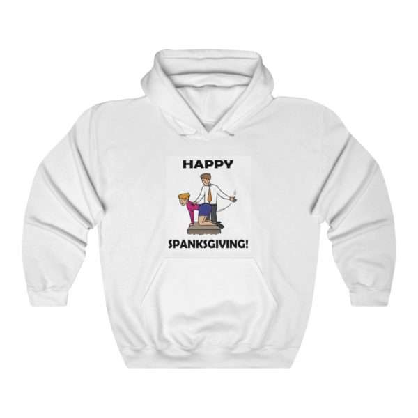 Funny Unisex Heavy Blend Hoodie Sweatshirt - Happy Spanksgiving!