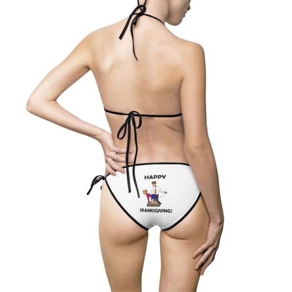 Funny Women's Bikini Swimsuit - Happy Spanksgiving!