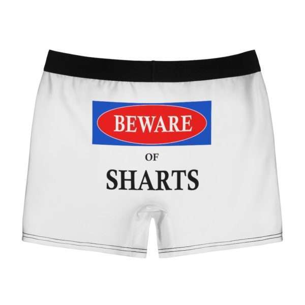 Beware of Sharts Men's Boxer Briefs - Image 3