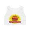 Muff's Diner: Home of the Muff Burger Sports Bra (AOP) - Image 2