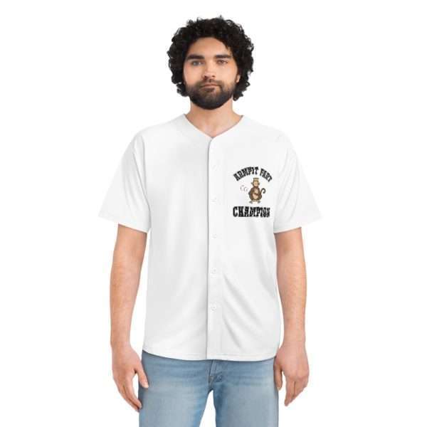 Armpit Fart Champion Men's Baseball Jersey - Image 9