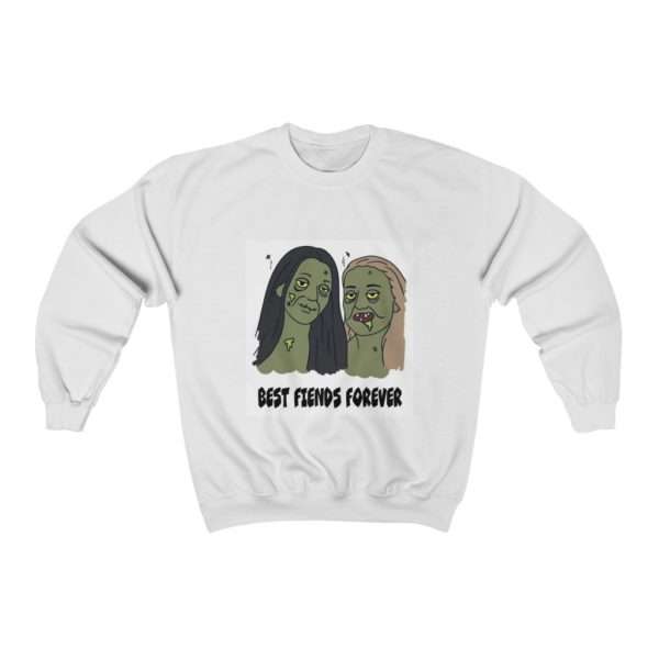 Humorous Unisex Heavy Blend Crewneck Sweatshirt - Best Fiends Forever