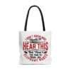I Don't Know Who Needs to Hear This But Now's the Time to Ride an Elephant Naked AOP Tote Bag - Image 6