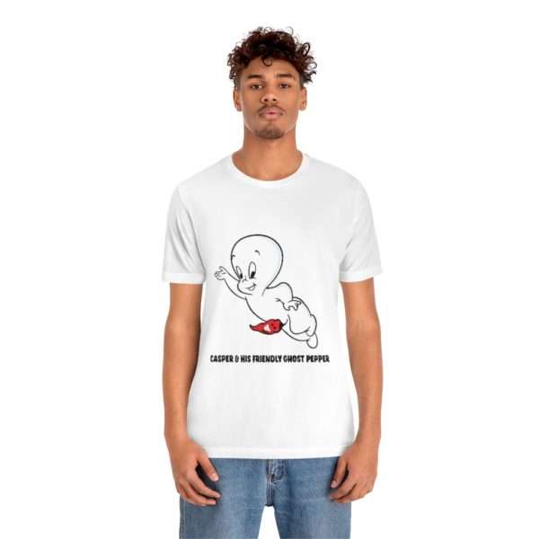 Casper & His Friendly Ghost Pepper Unisex Jersey Short Sleeve Tee - Image 3