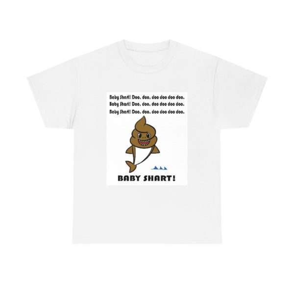 Baby Shart Unisex Heavy Cotton Tee - Image 2