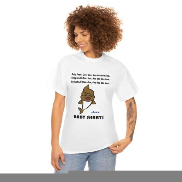 Baby Shart Unisex Heavy Cotton Tee - Image 3