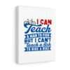 I Can Teach a Man to Fish But I Can't Teach a Fish to Ride a Bike Canvas Gallery Wraps - Image 5
