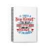 Spiral Notebook - Ruled Line - It Takes a Big Heart to Help Shape Little Minds and My Heart Is Enlarged - Image 2