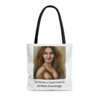 AOP Tote Bag - AI Painted a Supermodel & I Got Melania Schwarzenegger