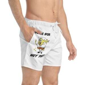 Men's Swim Trunks - Spooge Bob Wet Pants