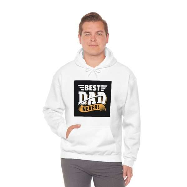 Unisex Heavy Blend™ Hooded Sweatshirt - Best Dad Never! - Image 5