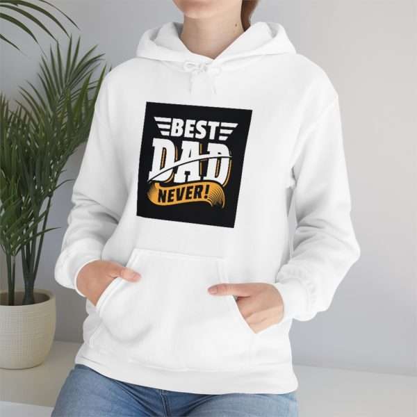 Unisex Heavy Blend™ Hooded Sweatshirt - Best Dad Never! - Image 6