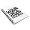 Spiral Notebook - Ruled Line - I’ve Hit Rock Bottom So Many Times I’ve Finally Bought a Trampoline - Image 3