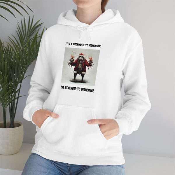 Unisex Heavy Blended Hoodies - It's a December to Remember, So Remember to Dismember - Image 6