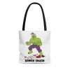 AOP Tote Bag - Grinch Smash - Image 3