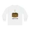 Funny Unisex Classic Long Sleeve T-Shirt - Dingleberry Pancakes - Image 2